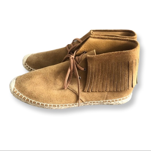 Saint Laurent Fringe Desert Boots - Picture 1 of 3